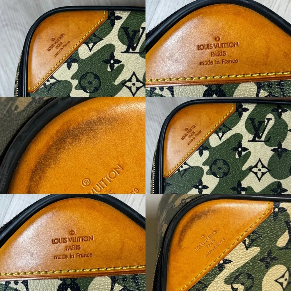 VINTAGE💚LOUIS VUITTON X MURAKAMI💚Monogramoflage Roller Luggage